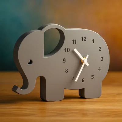 Đồng hồ hình chú voi (Elephant Clock) đáng yêu