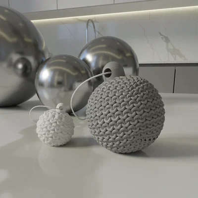 Đồ trang trí kiểu đan len (Knitted Ornament)