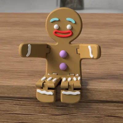 Mô hình bánh gừng Gingerbread Man cho Giáng sinh