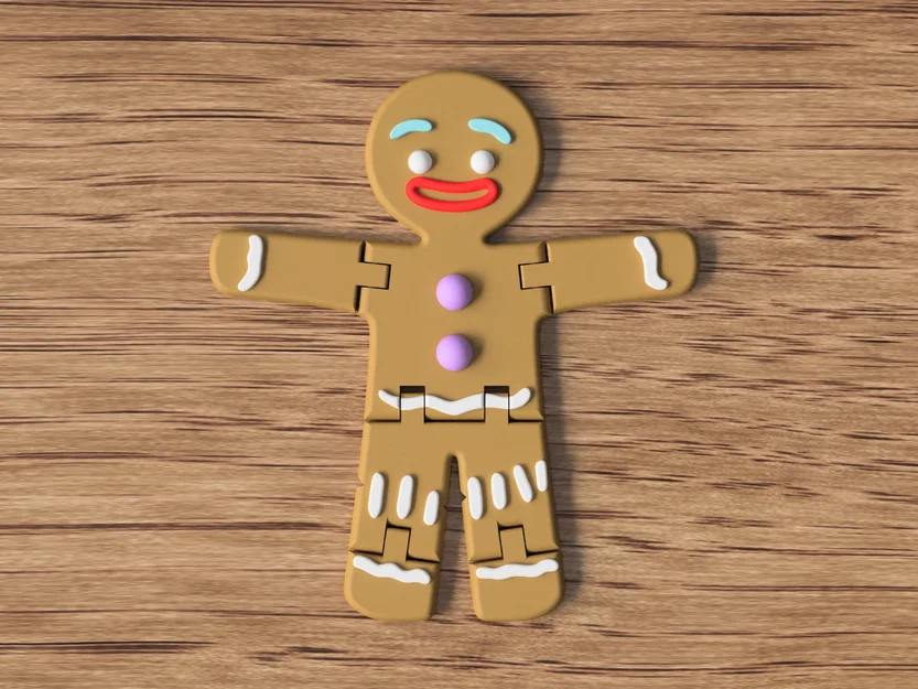 Mô hình bánh gừng Gingerbread Man cho Giáng sinh - Image 3
