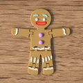 Mô hình bánh gừng Gingerbread Man cho Giáng sinh - Thumbnail 3