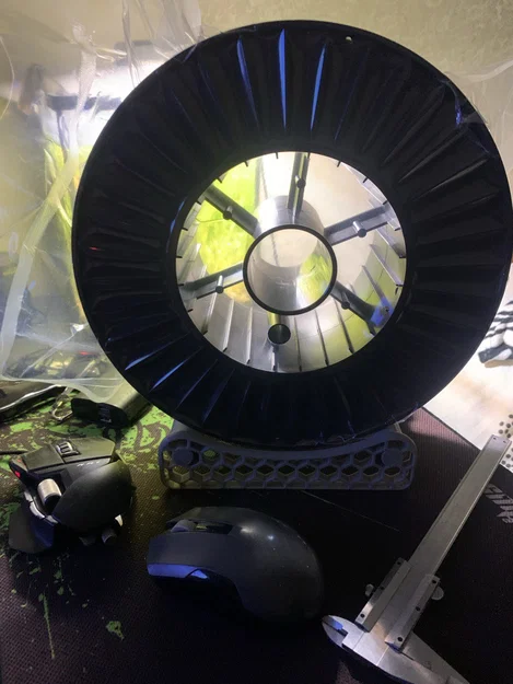 Giá đỡ cuộn nhựa lớn 3kg cho máy in 3D (Sử dụng bạc đạn 608) - Image 3