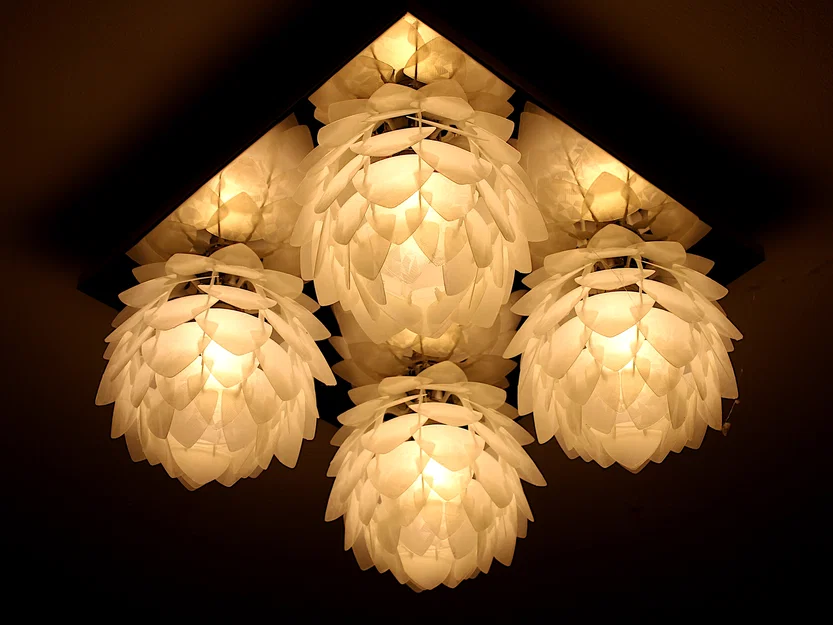 Chụp đèn hoa sen cho đui đèn G9 - Image 1