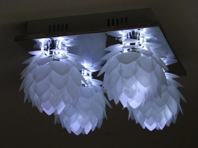 Chụp đèn hoa sen cho đui đèn G9 - Image 2