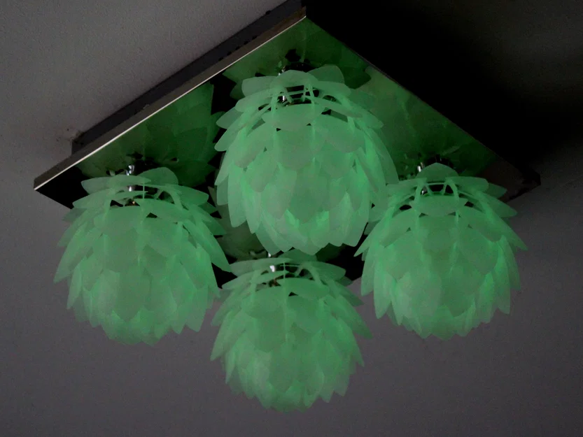 Chụp đèn hoa sen cho đui đèn G9 - Image 3