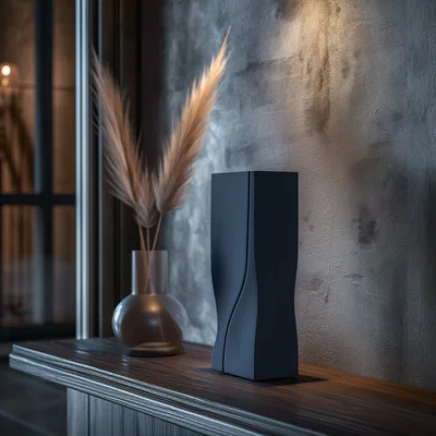 Bình trang trí Shadowline Vase phong cách tối giản hiện đại