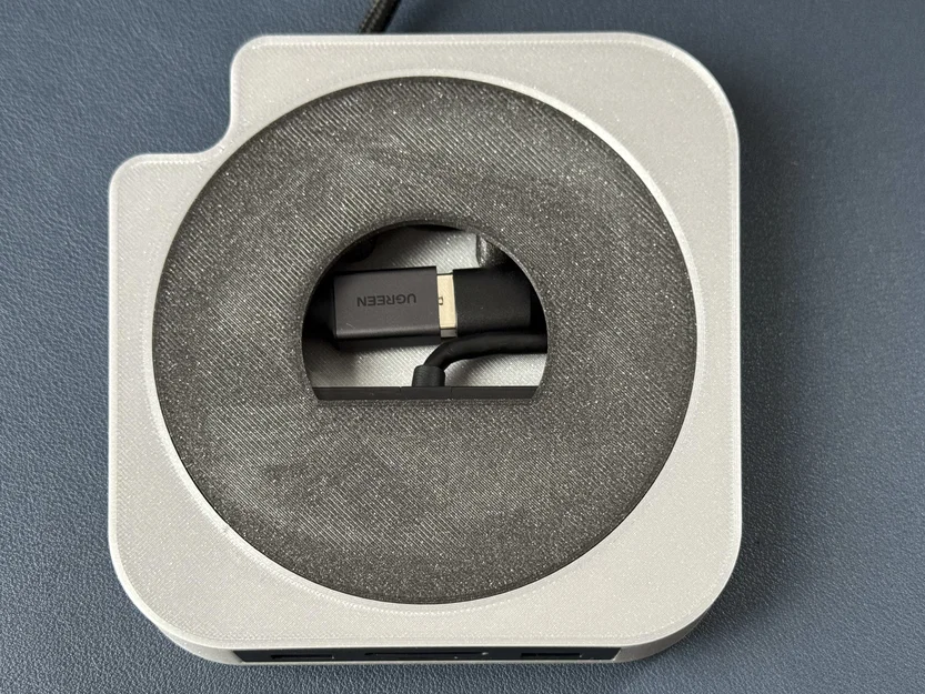 Mac Mini M4 Hub - Đế gắn Hub tích hợp đọc thẻ SD và nút nguồn - Image 5