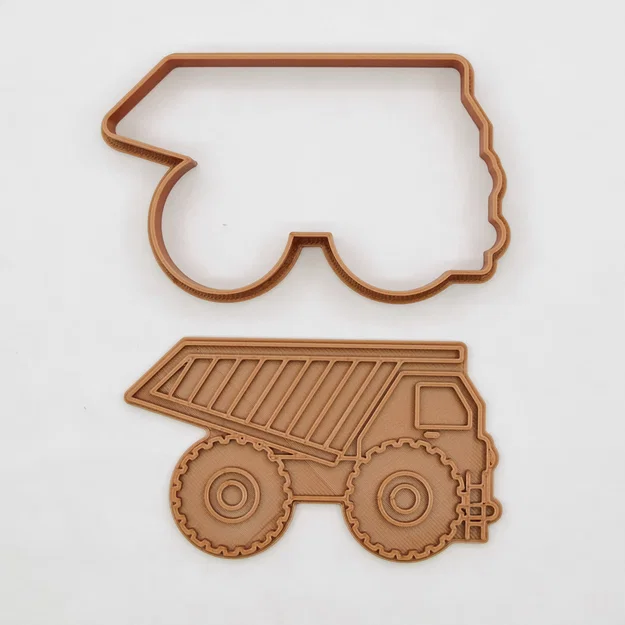 Khuôn cắt và in hình bánh quy xe tải hạng nặng (Heavy Dump Truck) - Image 2