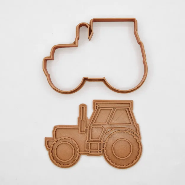 Khuôn Cắt Bánh Quy Hình Máy Cày 3D Cho Bé Yêu - Image 2
