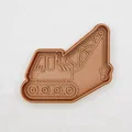 Khuôn cắt bánh quy hình xe cần cẩu (Heavy crane cookie cutter) - Thumbnail 2