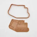 Bộ khuôn cắt bánh quy hình máy xúc 3D sáng tạo cho bé - Thumbnail 2