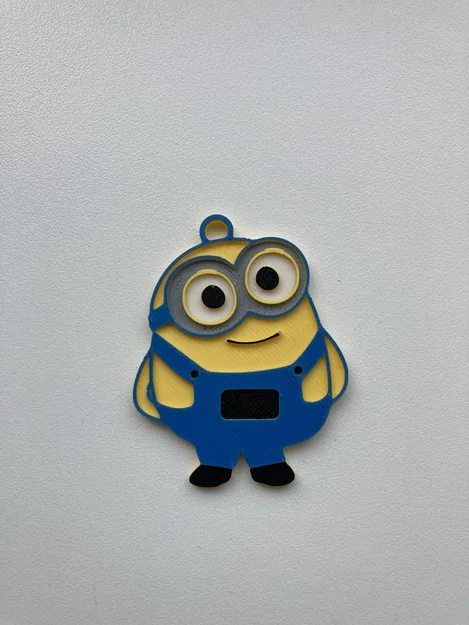 Móc khóa Minion 3D đáng yêu - File in STL cho người mới bắt đầu - Image 1