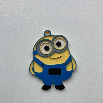 Móc khóa Minion 3D đáng yêu - File in STL cho người mới bắt đầu