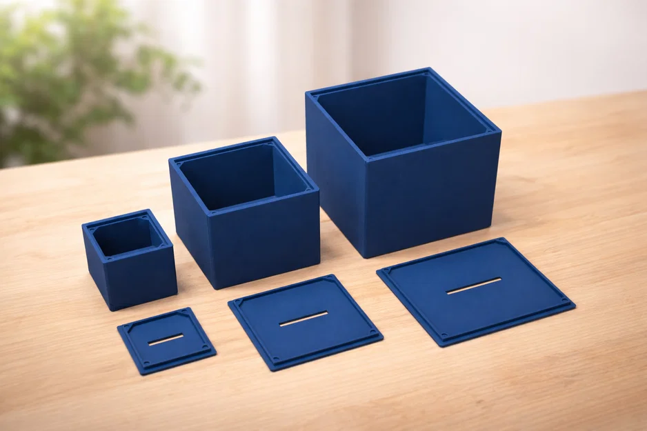 Hộp Tiết Kiệm (Nam Châm) / Ống Heo – Bộ Sưu Tập Đa Năng (75mm, 120mm, 150mm) - Image 2