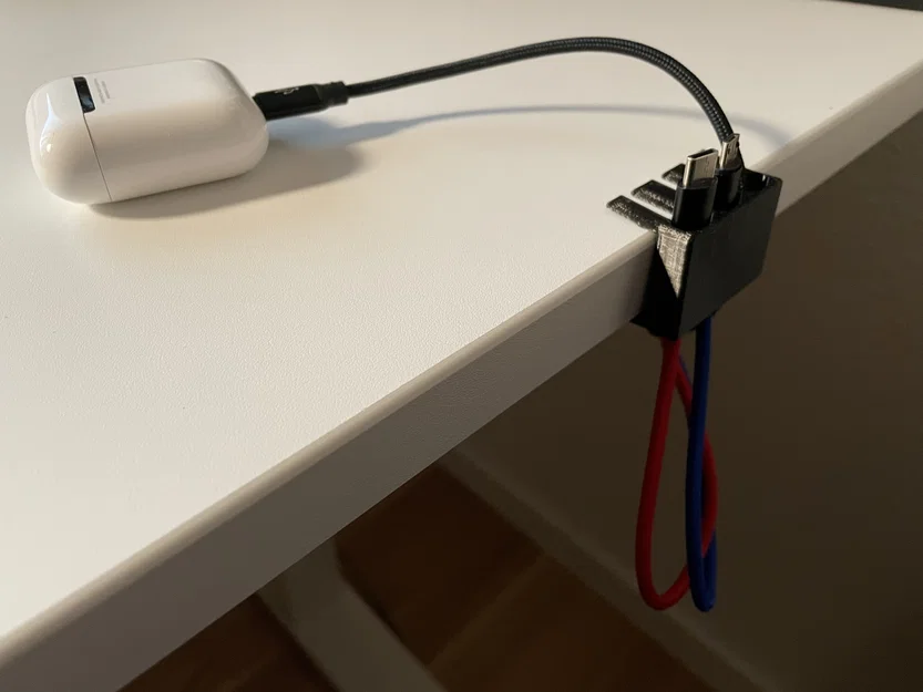 Giá đỡ cáp sạc 3 đầu để bàn - Image 2