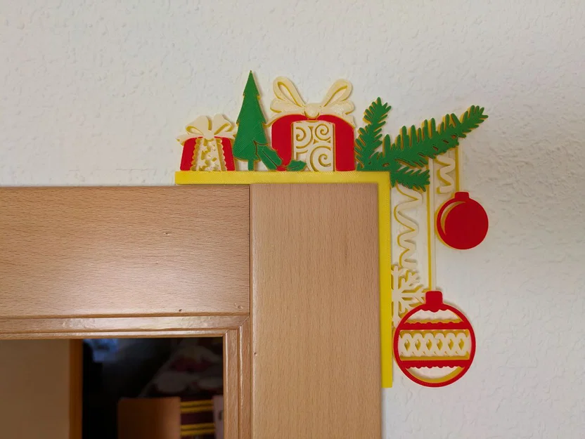 Vật trang trí Giáng sinh gắn góc cửa - Image 3