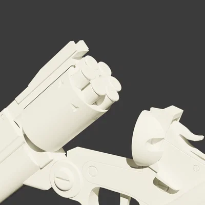 Mô hình súng Trigun Revolver AGL .45 với các bộ phận cơ khí
