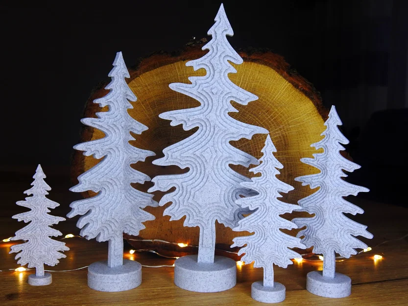 Chú nai nhỏ đang ngủ cùng những cây thông - Image 3