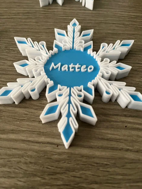 Bông tuyết Giáng sinh cá nhân hóa tên riêng - Image 1