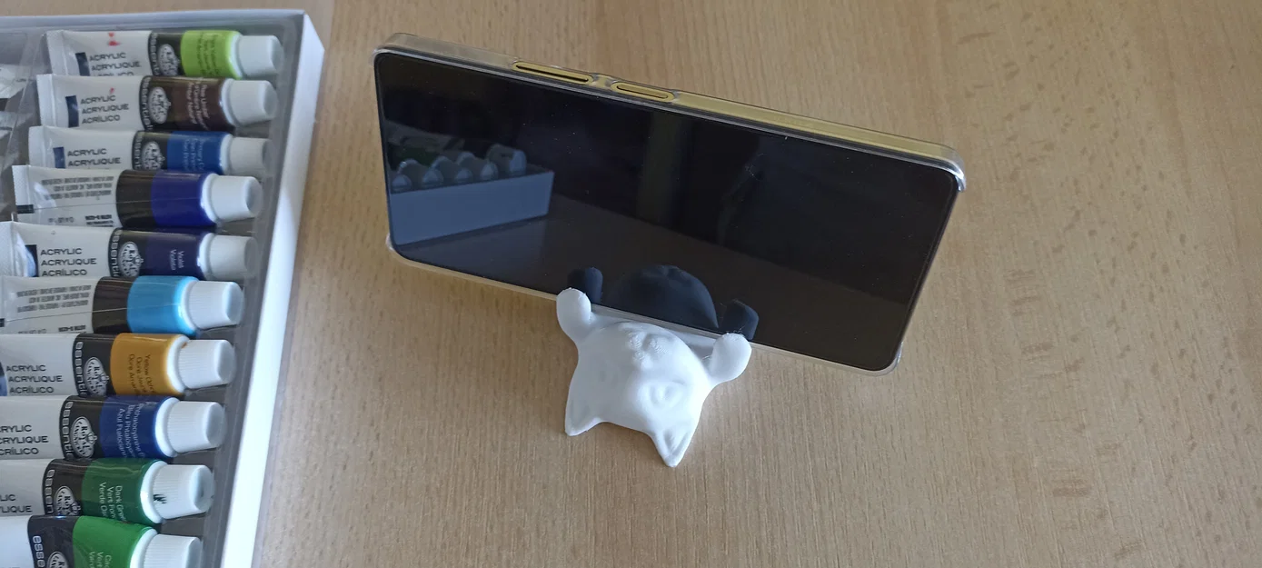 Giá đỡ điện thoại hình mèo dễ thương - Dự án in 3D đơn giản - Image 1