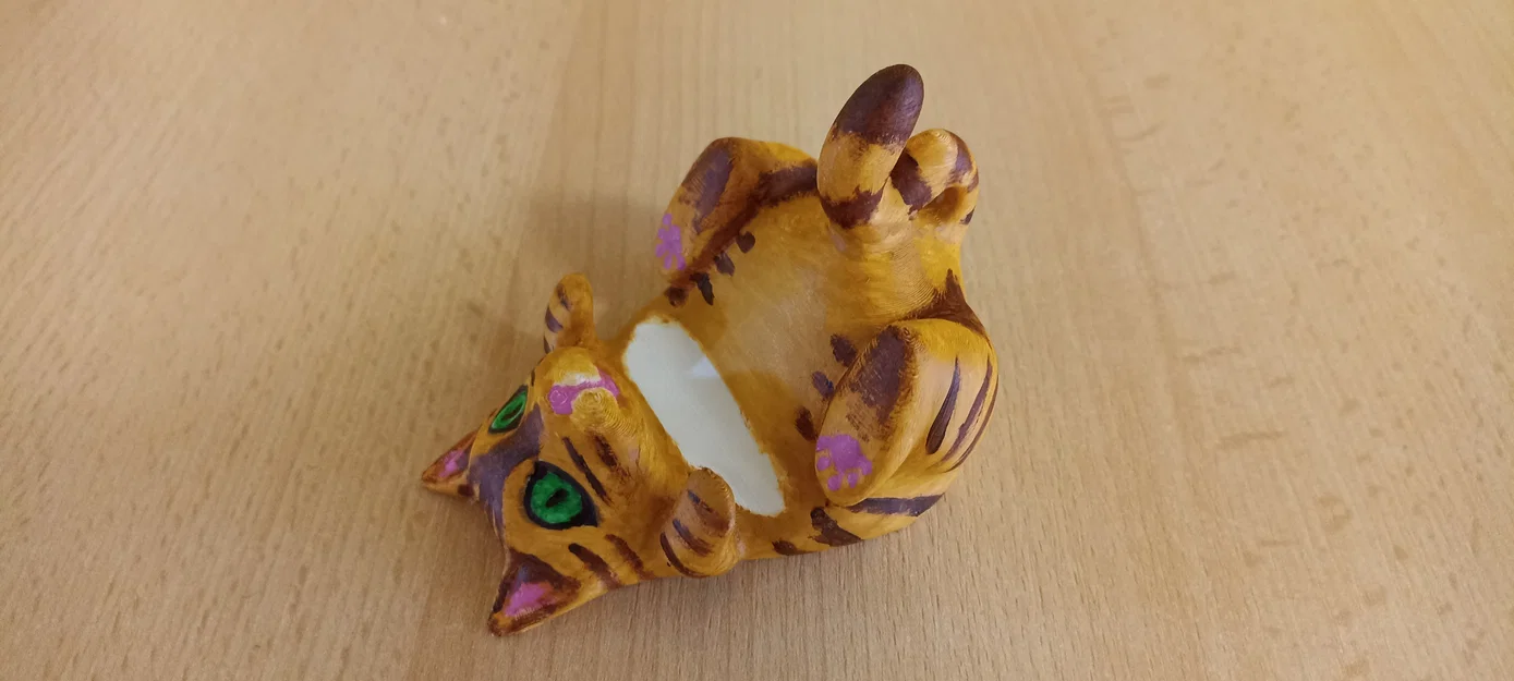 Giá đỡ điện thoại hình mèo dễ thương - Dự án in 3D đơn giản - Image 5