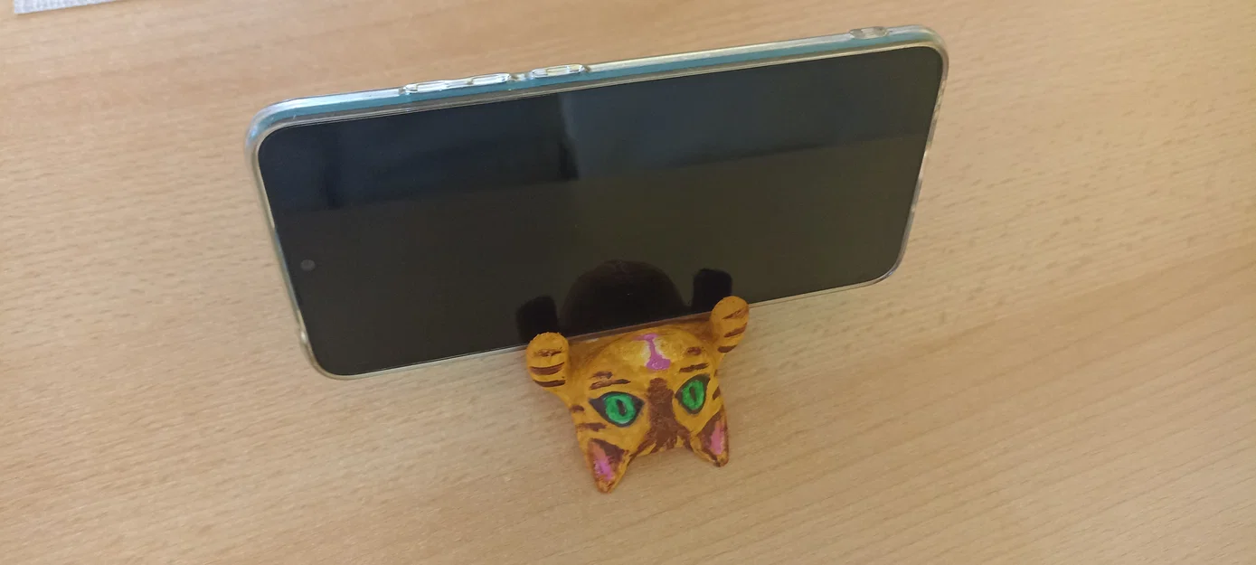 Giá đỡ điện thoại hình mèo dễ thương - Dự án in 3D đơn giản - Image 6