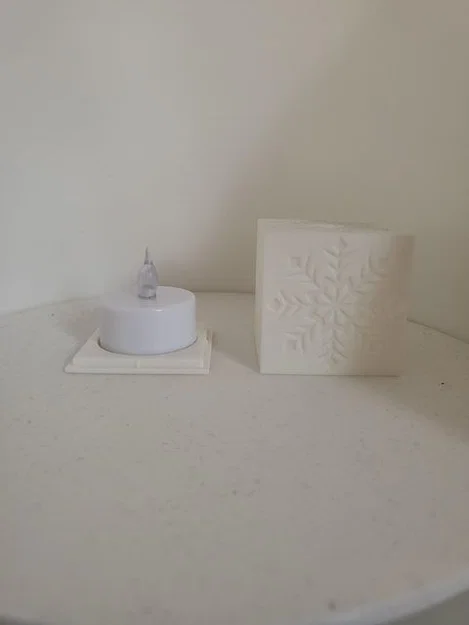 Hộp đèn Giáng sinh - Họa tiết bông tuyết - Trang trí nhà cửa - Image 6