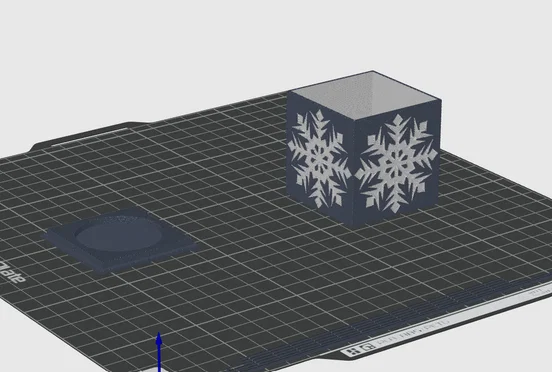 Hộp đèn Giáng sinh - Họa tiết bông tuyết - Trang trí nhà cửa - Image 7