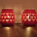 Đế nến LED tealight họa tiết trái tim - Thumbnail 2
