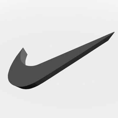 Mô hình Logo Nike Swoosh 3D chất lượng cao để in 3D