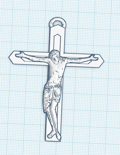 Mô hình trang trí thánh giá Chúa Jesus in 3D tinh xảo - Image 2