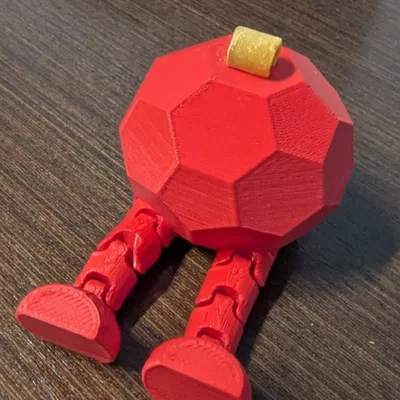 Mô hình trang trí Giáng sinh khớp nối độc đáo cho máy in 3D