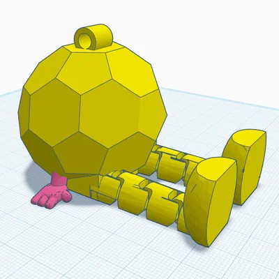 Mô hình trang trí Giáng sinh khớp nối độc đáo cho máy in 3D