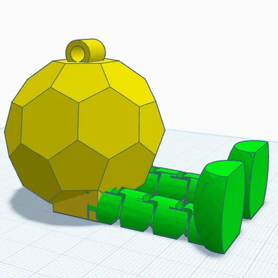 Mô hình trang trí Giáng sinh khớp nối độc đáo cho máy in 3D