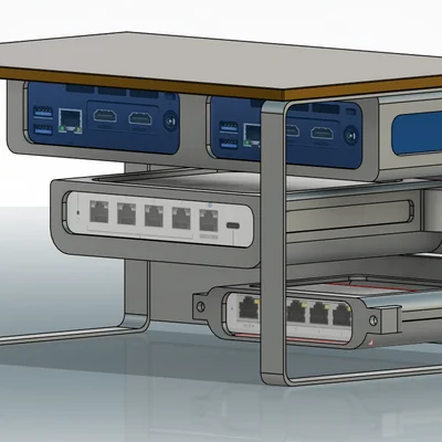Khay rackmount 10-inch cho FlexMini, UCG-Ultra và BeeLink Mini