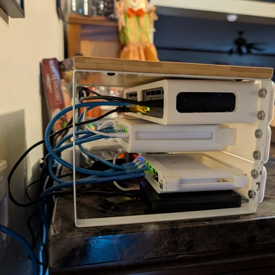 Khay rackmount 10-inch cho FlexMini, UCG-Ultra và BeeLink Mini