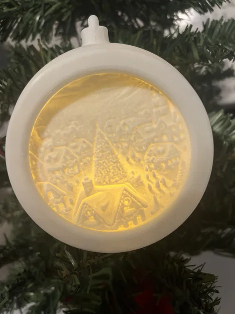 Đồ trang trí Giáng sinh - Lithophane Tealight - Image 1