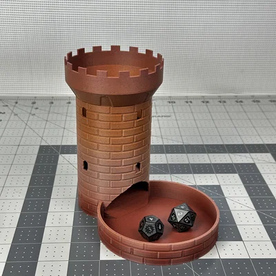 Tháp đổ xúc xắc Dice Tower cho board game Dungeons & Dragons
