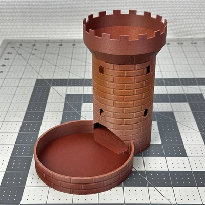 Tháp đổ xúc xắc Dice Tower cho board game Dungeons & Dragons