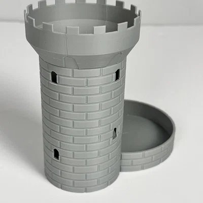 Tháp đổ xúc xắc Dice Tower cho board game Dungeons & Dragons