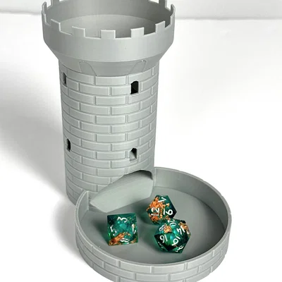 Tháp đổ xúc xắc Dice Tower cho board game Dungeons & Dragons