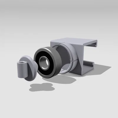 Ngàm dẫn nhựa xoay gắn phía trên cho Ender 3 V3 Plus (Core XZ)