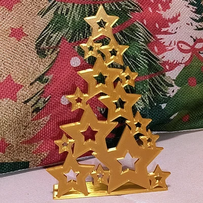 Mô hình Cây thông Noel trang trí hình ngôi sao độc đáo