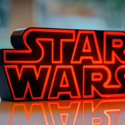Đèn trang trí logo Star Wars đổi màu thông minh in 3D cực chất
