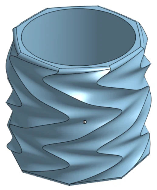 Cốc đựng bút 3D thiết kế xoắn ốc đa năng và hiện đại - Image 6