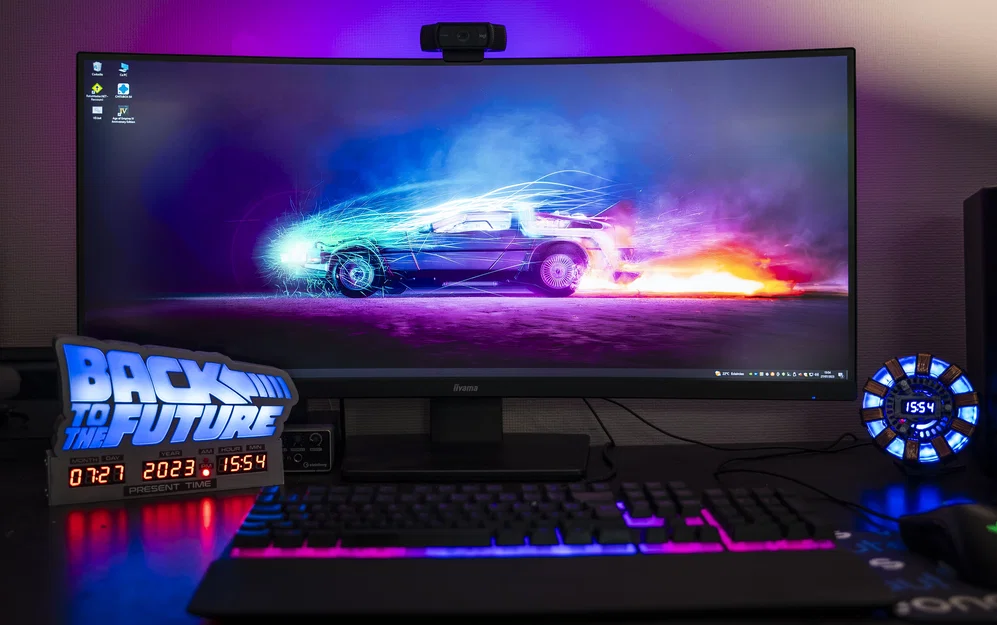 Đèn & Đồng hồ chủ đề Back To The Future - Image 3