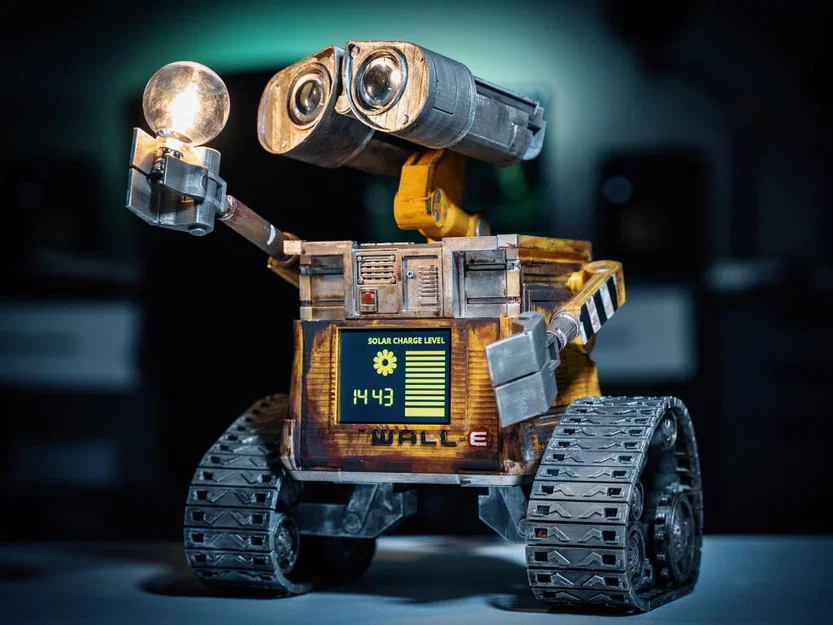 WALL-E - Đèn kiêm đồng hồ báo thức - Image 1