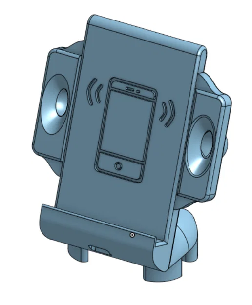 Đế giữ điện thoại kiêm loa khuếch đại âm thanh thụ động - Image 1