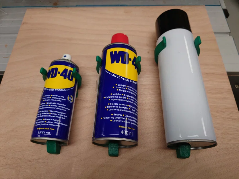 Bộ giá treo bình xịt đa năng gắn tường - Tự in 3D tùy chỉnh - Image 1