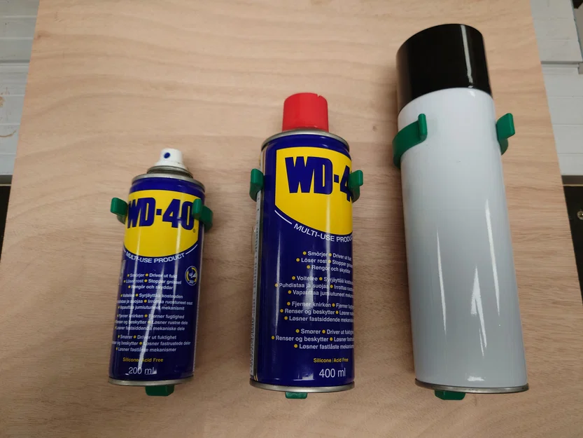 Bộ giá treo bình xịt đa năng gắn tường - Tự in 3D tùy chỉnh - Image 4